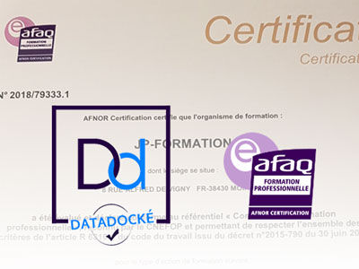 Mes formations de cuisine sont certifi&eacute;es !