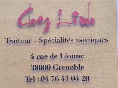 Inauguration du restaurant Chez Linh &agrave; Grenoble